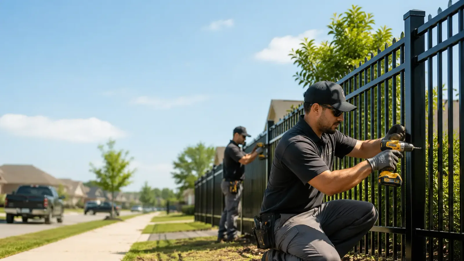 Metal Fence Installation in Simpson, IL